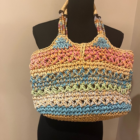 Cappelli Straworld Pastel Multi Color
Lined Hobo Bag - Picture 2 of 5